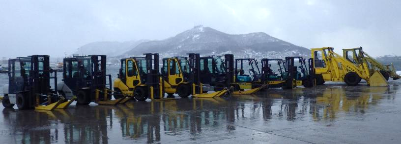 重機（フォークリフト、ショベルローダ）